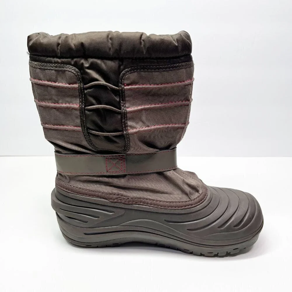Sorel Flurry Brown Winter Snow Waterproof Insulated Boots Youth Size 4